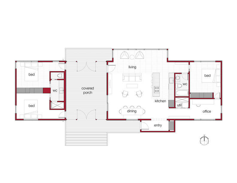 Modern Prefab Cabin Modifies And Adjusts Small Footprints Without